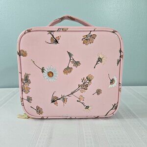 Stagiant Faux Leather Makeup Travel Cosmetic Case with Adjustable Dividers NWOT